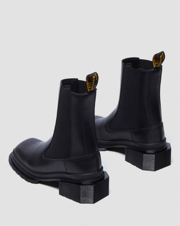 Dr. Martens Maybole Square Toe Chelsea Boots Czarne | SN-DM84316