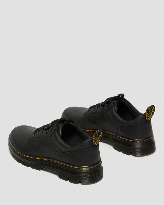 Dr. Martens Reeder Wyoming Leather Utility Shoes Czarne | SN-DM84961