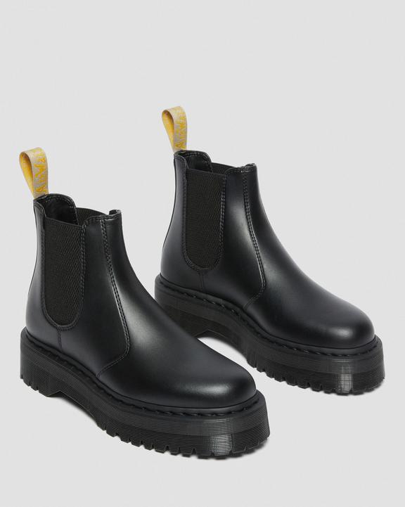 Dr. Martens Vegan 2976 Felix Platform Chelsea Boots Czarne | SN-DM84214