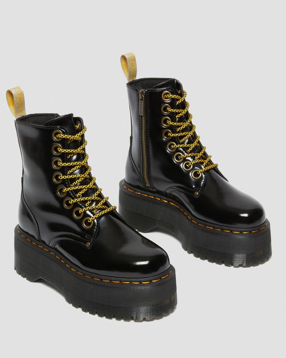 Dr. Martens Vegan Jadon Boot Max Platforms Czarne | SN-DM84167