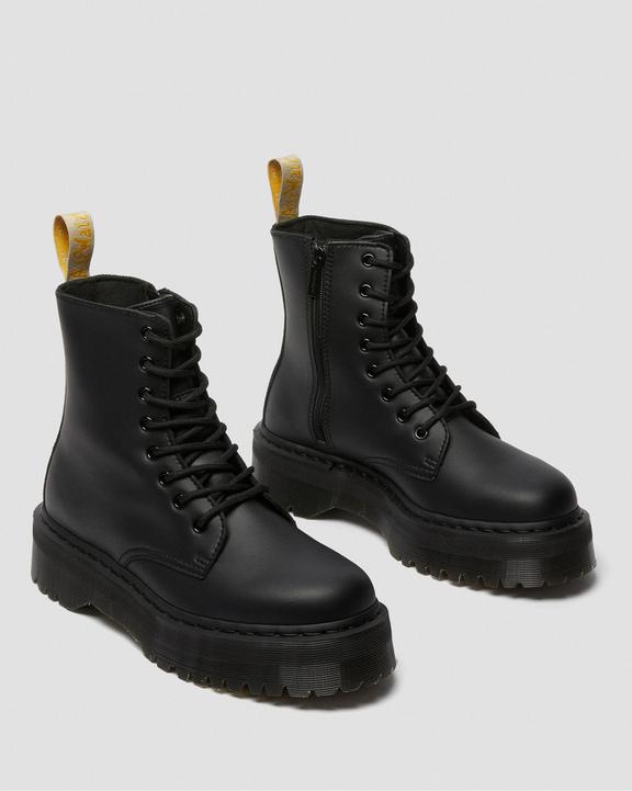 Dr. Martens Vegan Jadon II Boot Mono Platforms Czarne | SN-DM84275